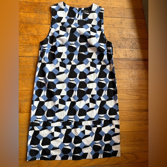 Kate Spade Saturday geometric print sleeveless shift dress - Picture 2 of 7